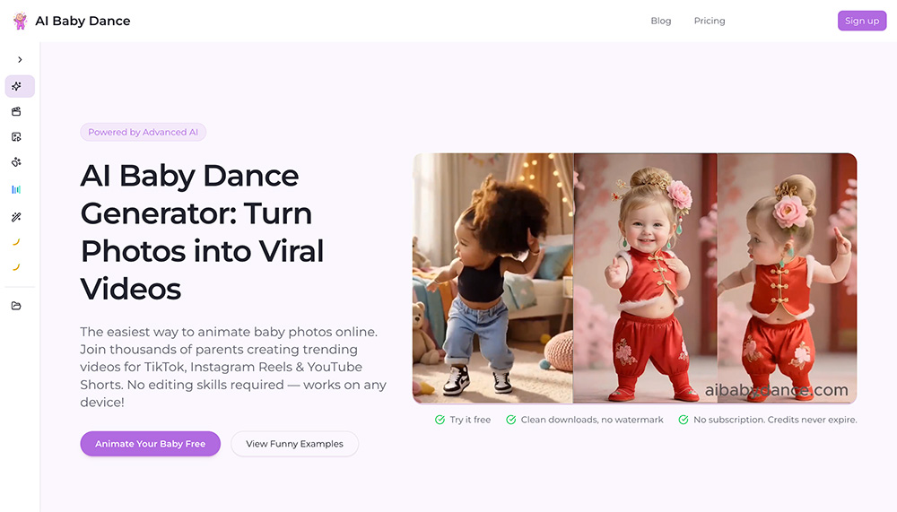 AI Baby Dance官网插图