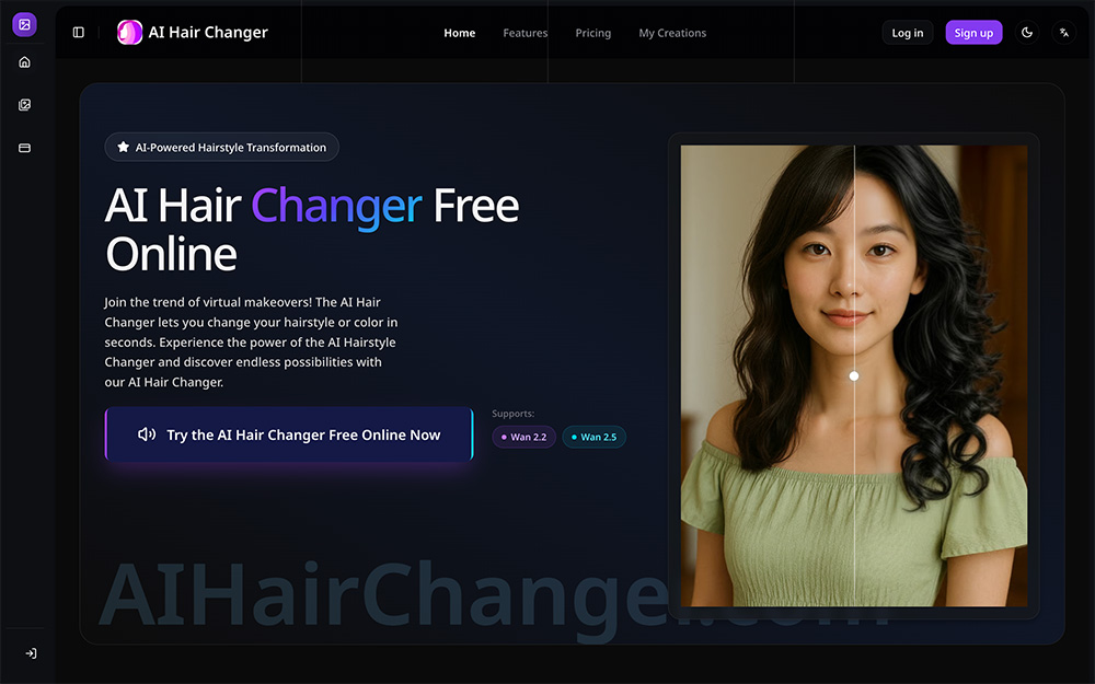 AI HairStyle Changer官网插图