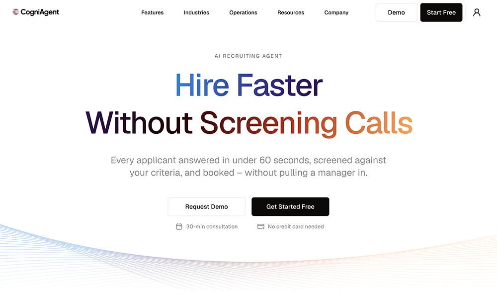AI Recruiting Agent by CogniAgent官网插图