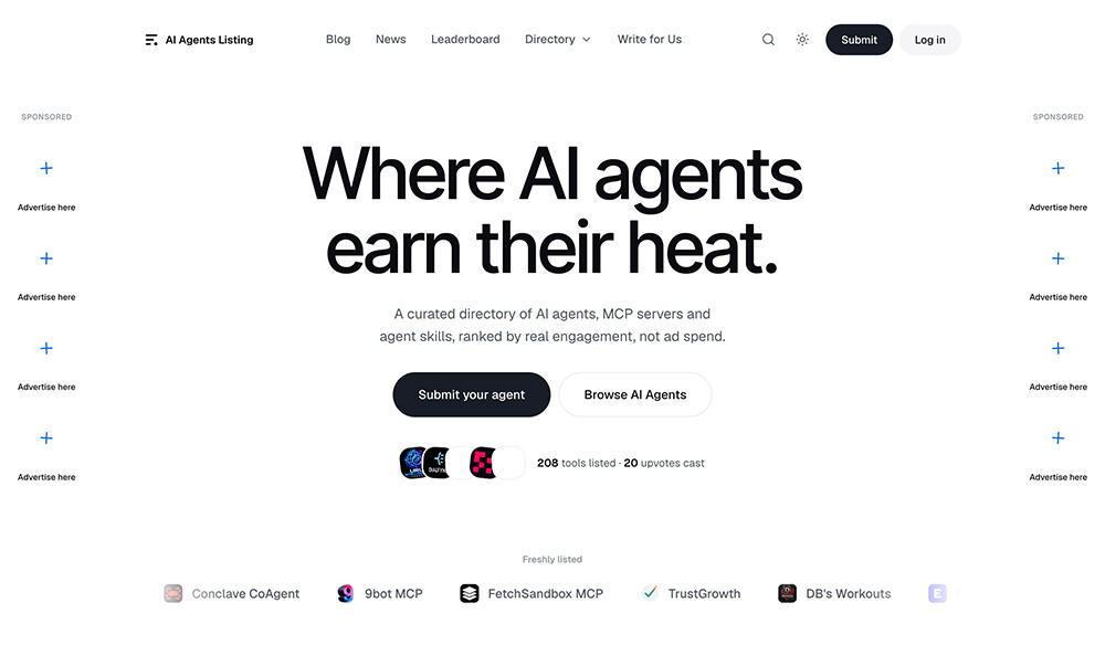 AI Agents Listing官网插图