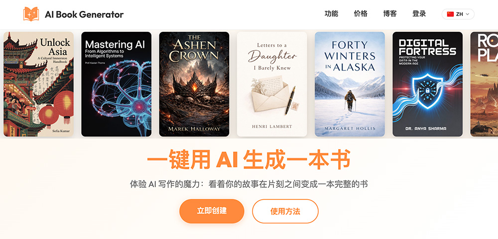 AI Book Generator（AI书籍生成器）官网插图