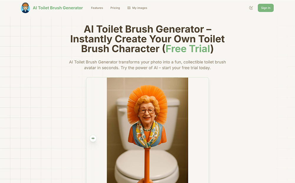 AI Toilet Brush Generator