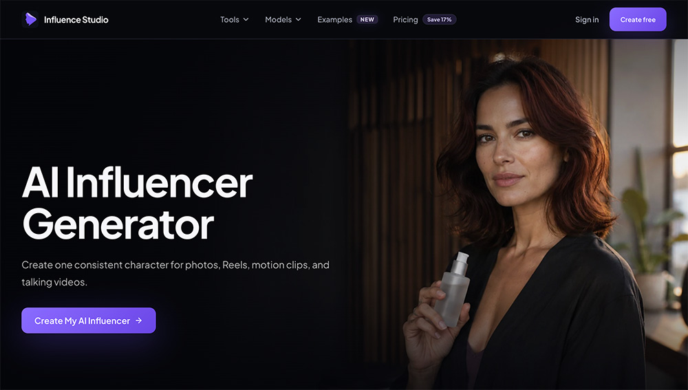 ai influencer generator官网插图