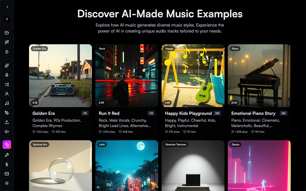 AirMusic官网：零门槛原创音乐创作的在线AI音乐生成器