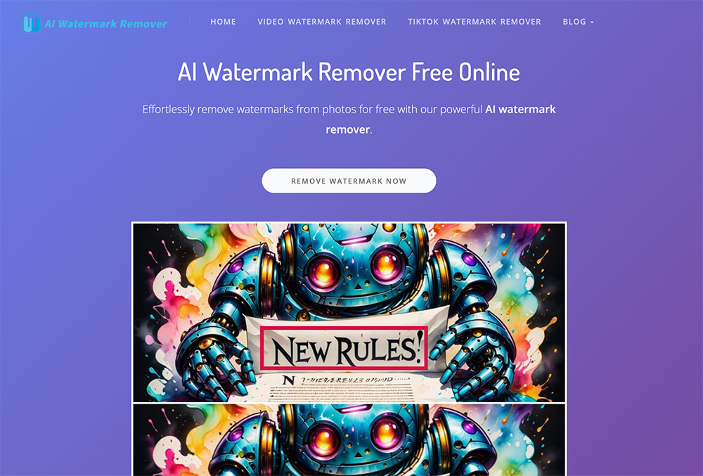 AI Watermark Remover官网插图