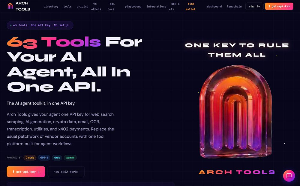 Arch Tools官网插图