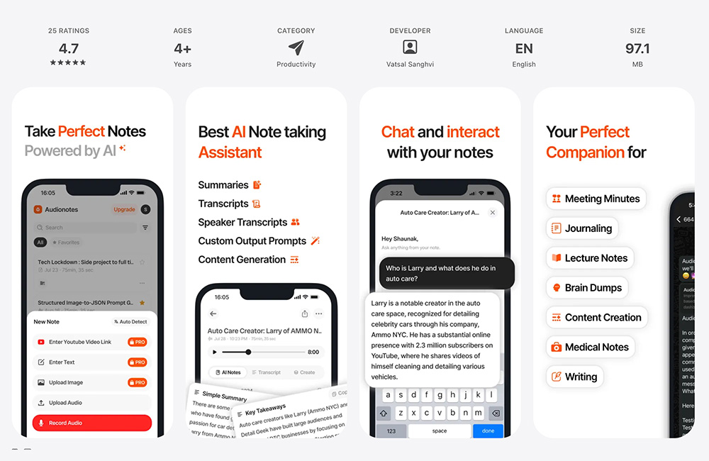 AudioNotes APP最新版