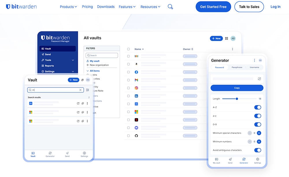 Bitwarden客户端网页版