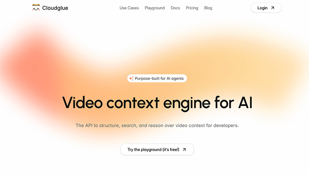 Cloudglue API官网插图