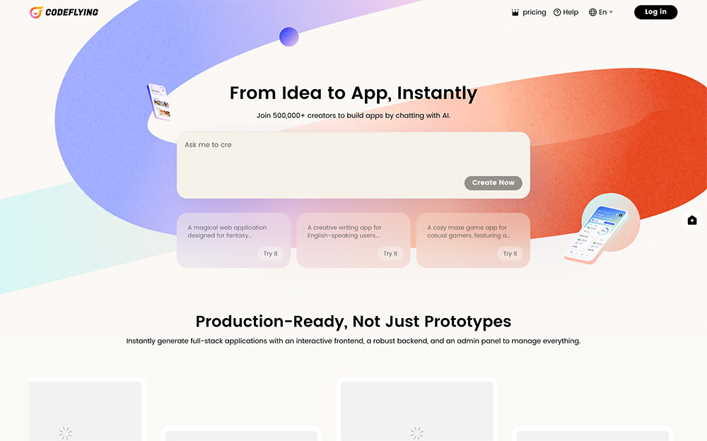 CodeFlying:一款海外版应用开发平台