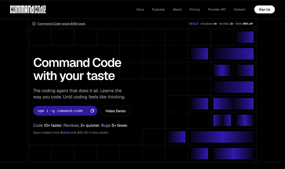 Command Code官网插图
