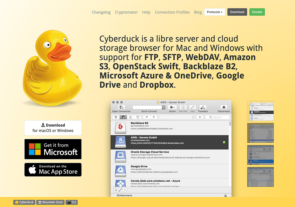 Cyberduck客户端软件