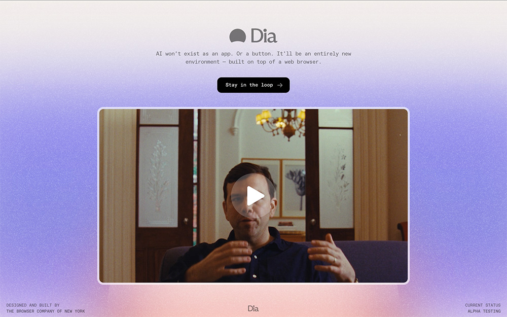 Dia AI浏览器