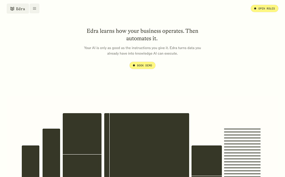 Edra AI业务自动化平台官网插图