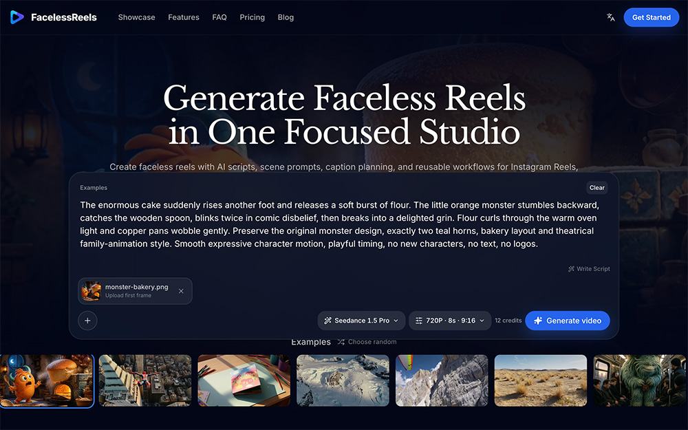 FacelessReels官网插图