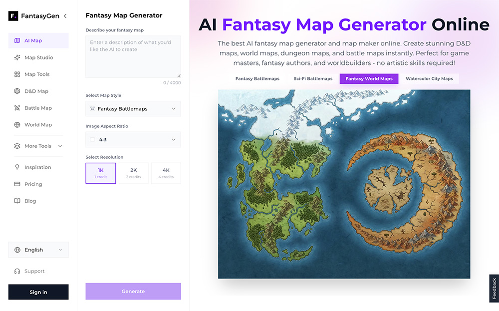 FantasyGen官网插图
