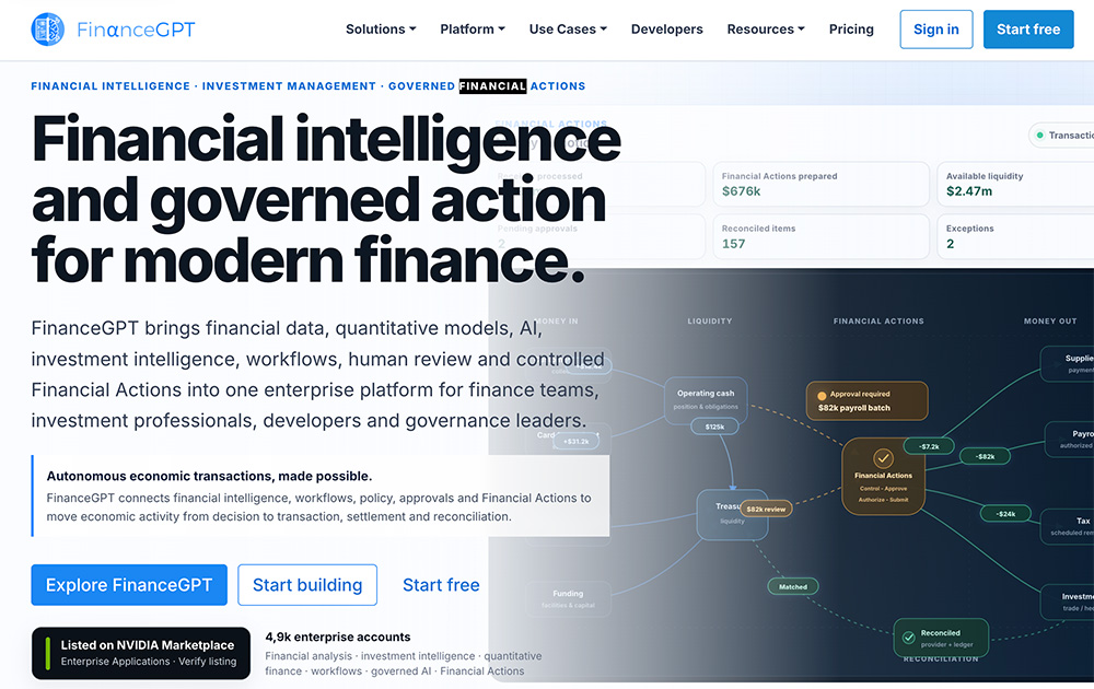 FinanceGPT官网插图
