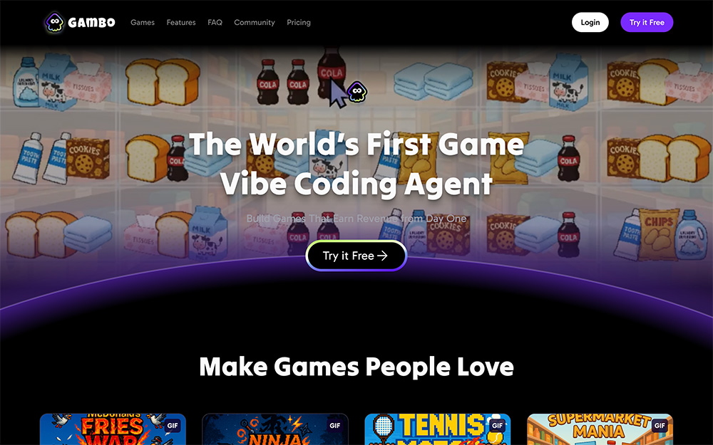 Gambo:一款面向游戏开发者的AI创作平台