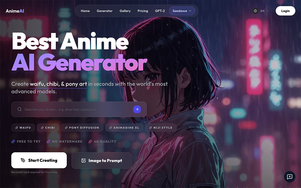 AnimeAI官网插图