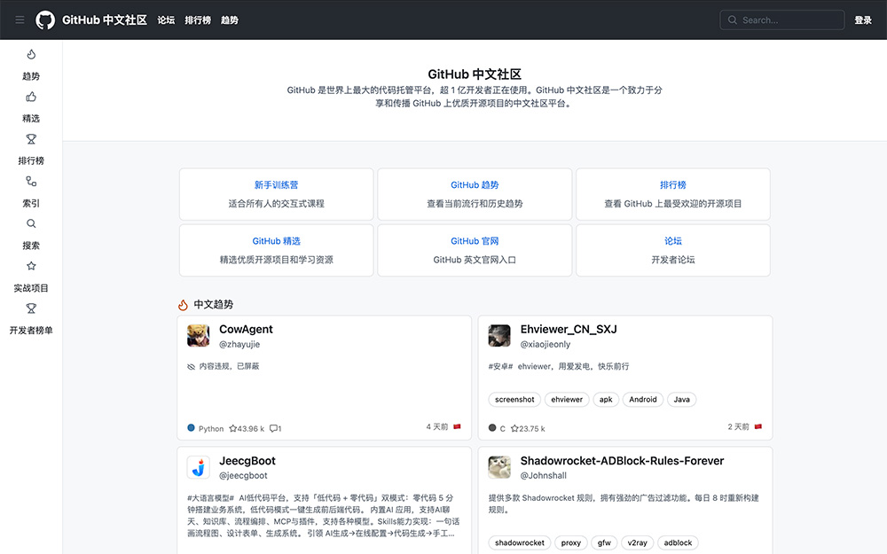 GitHub中文社区插图