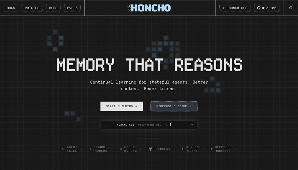 Honcho AI原生应用记忆平台官网插图