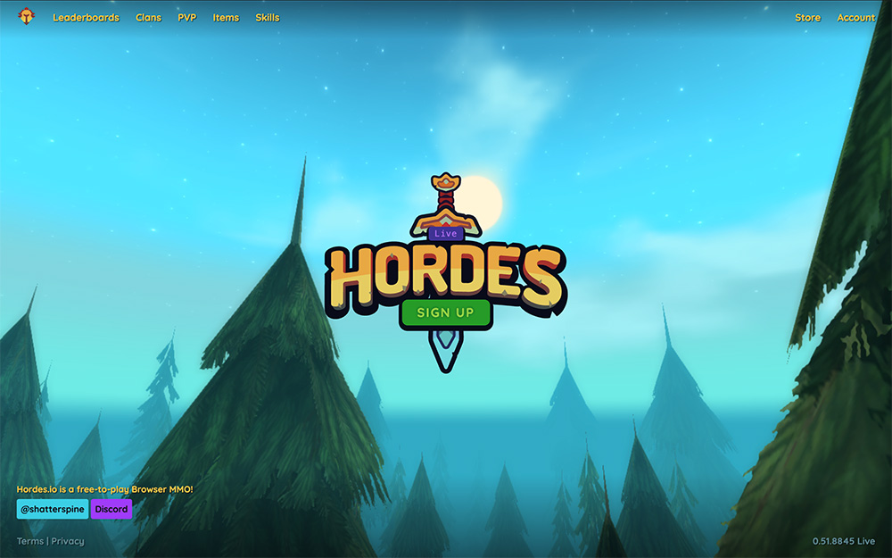Hordes.io：免费网页3D大型多人在线角色扮演游戏