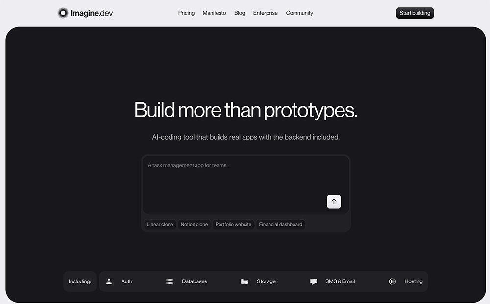 Imagine官网：快速构建SaaS平台、CRM仪表盘