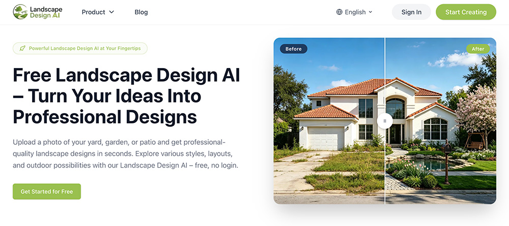 Landscape Design AI官网插图