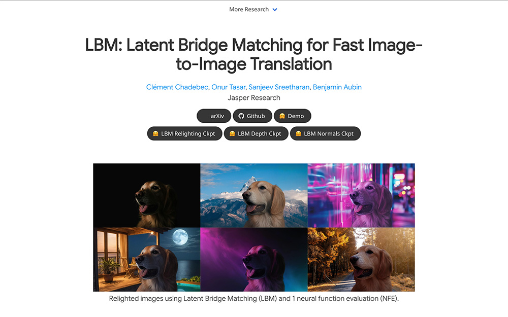 LBM（Latent Bridge Matching）