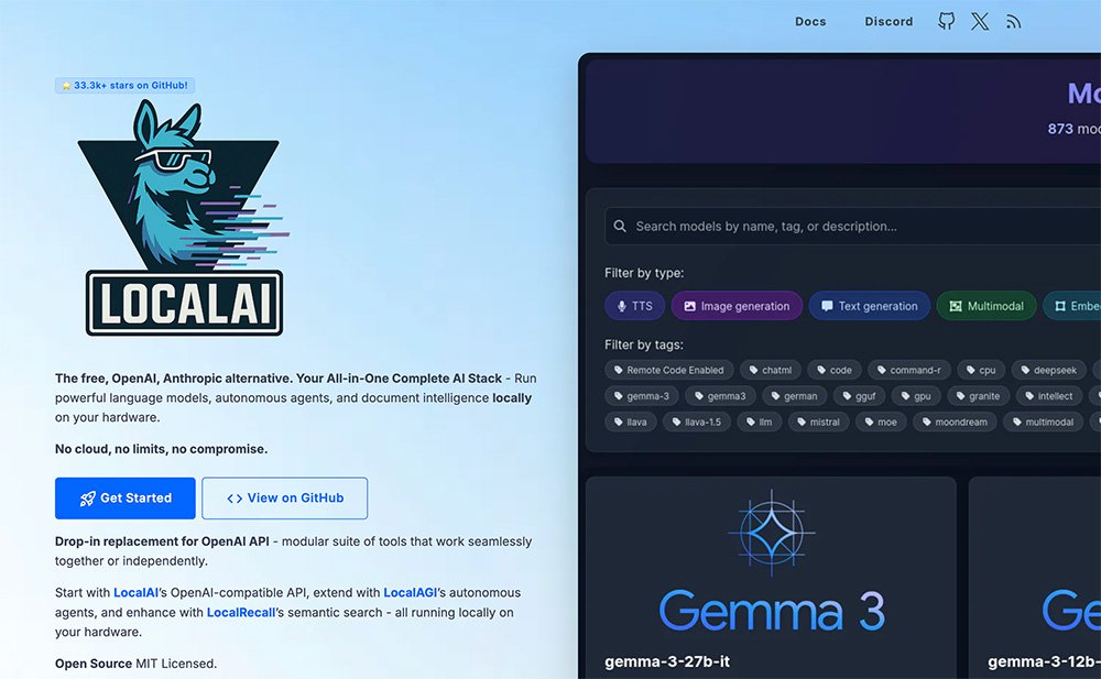 LocalAI:一个开源的本地AI推理框架