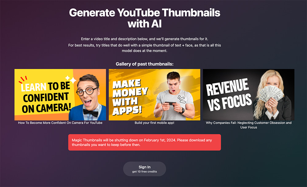Magic Thumbnails官网插图