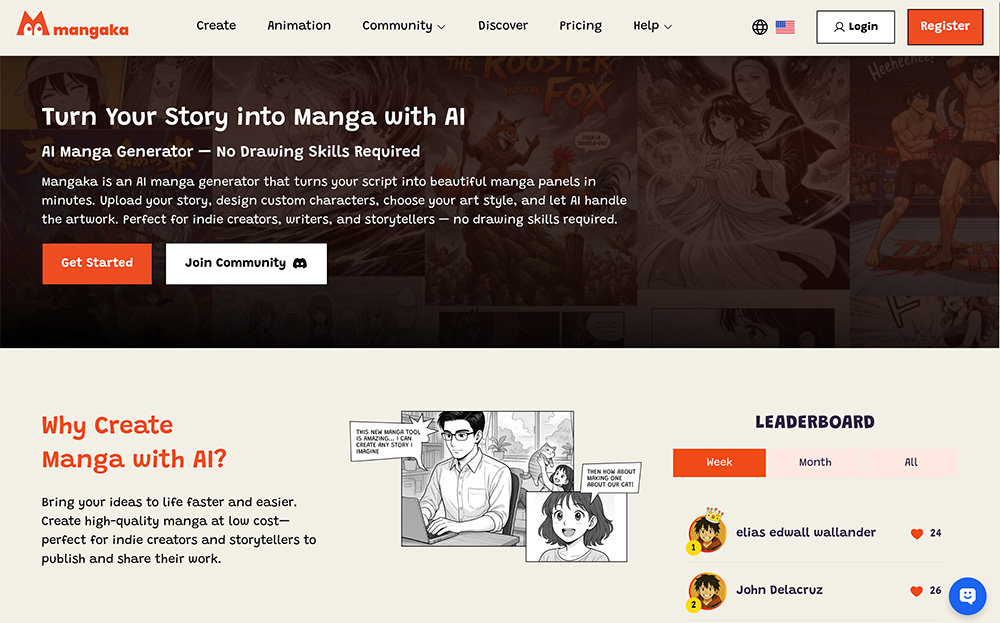 Mangaka.app官网插图