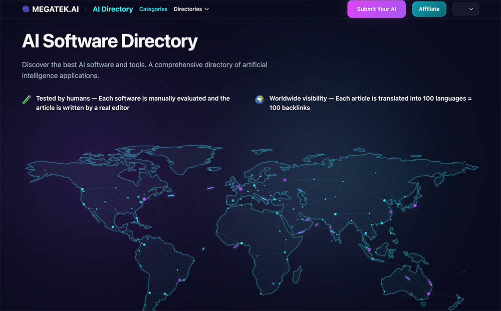 MEGATEK.AI：全球一站式AI应用资源平台