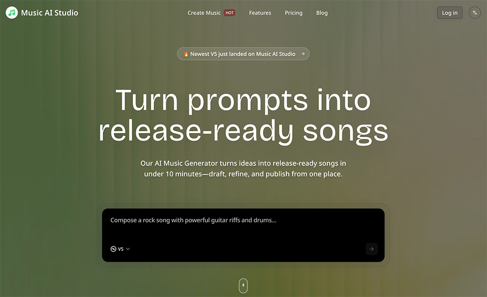 Music AI Studio官网插图