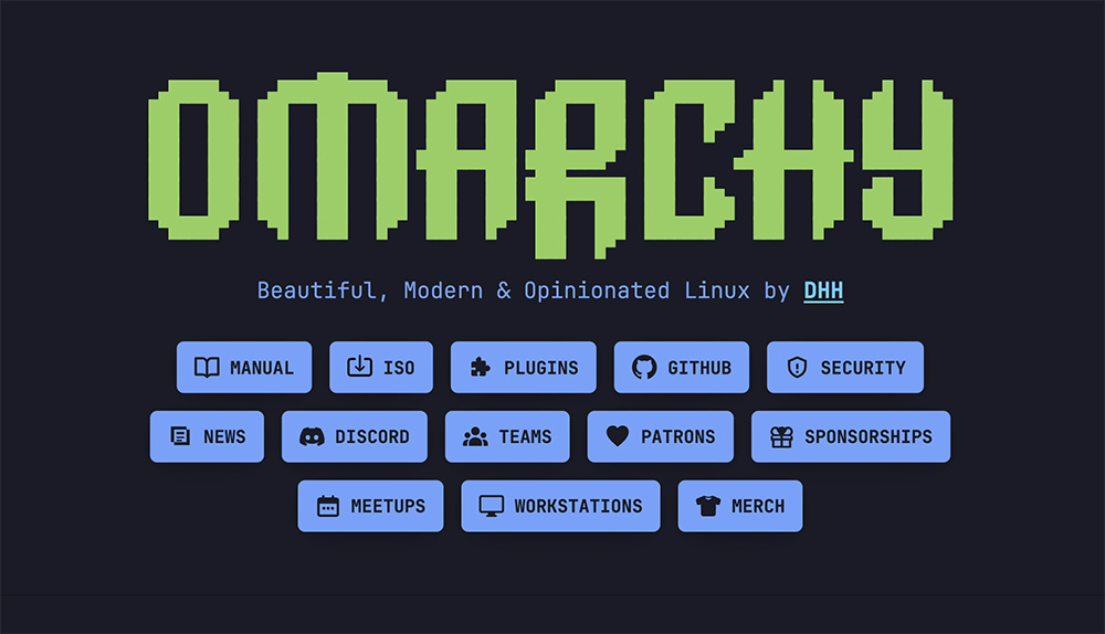 Omarchy官网插图