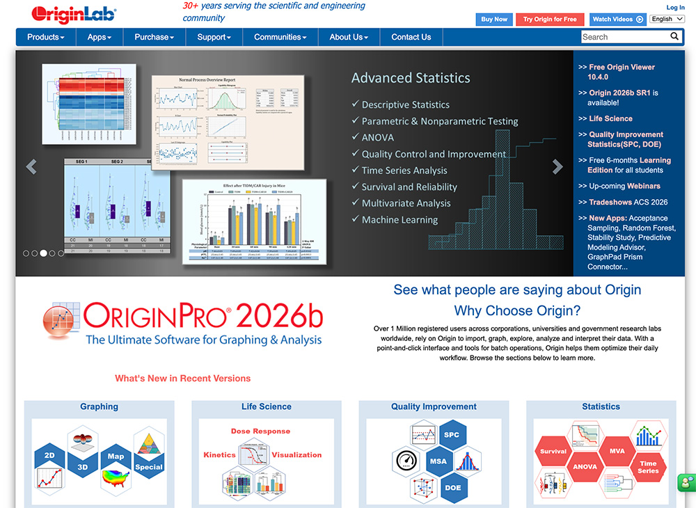 OriginPro官网插图