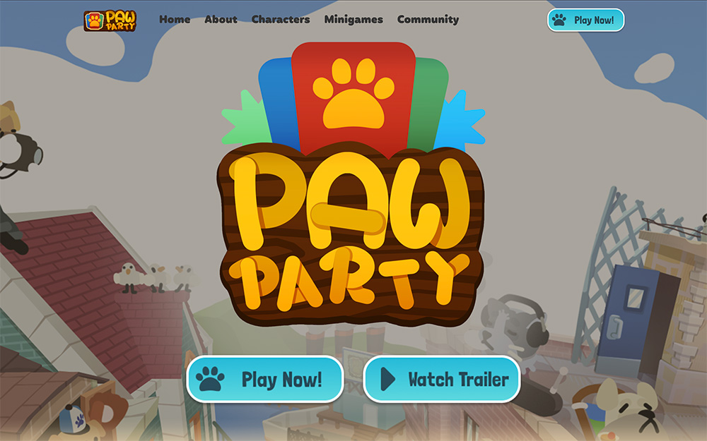 Paw Party：一款AI游戏社交平台