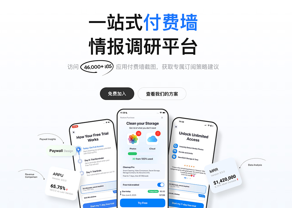 PaywallPro官网：一站式付费墙情报调研平台