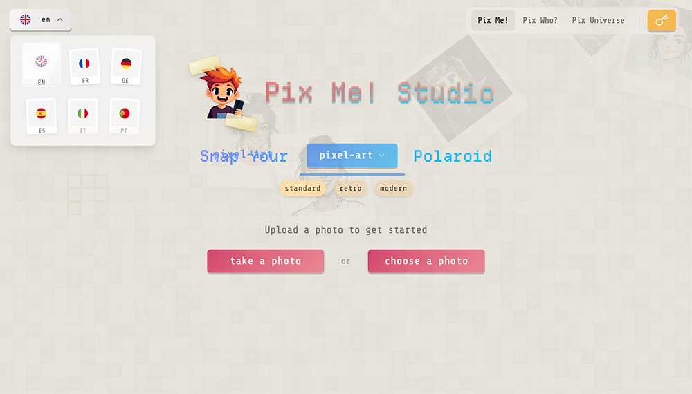 Pix Me!官网插图