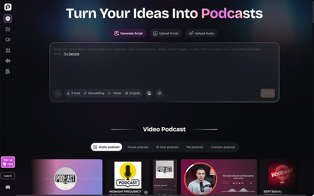 PodcastorAI一站式AI播客全流程制作平台