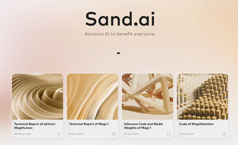 Sand.ai官网：