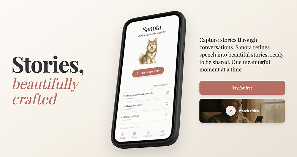 Sanota官网：语音记录与故事创作的应用