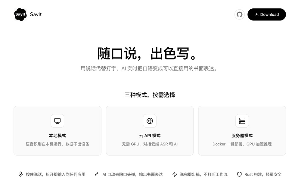 SayIt官网插图