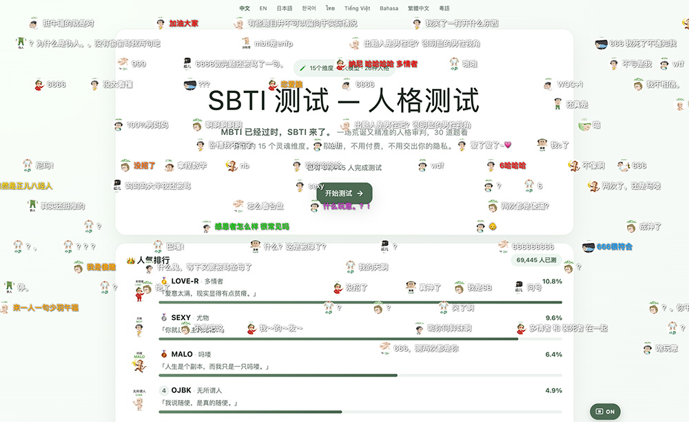 SBTI测试官网