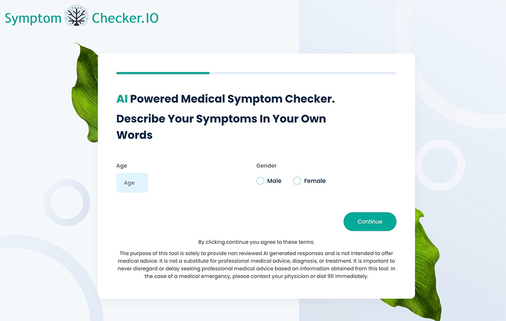 SymptomChecker.io官网插图