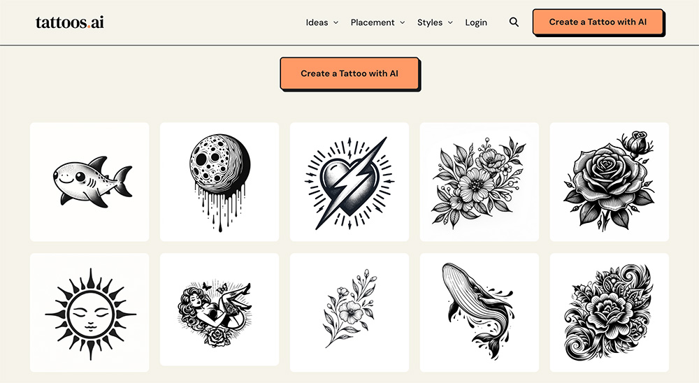 Tattoos.ai官网插图