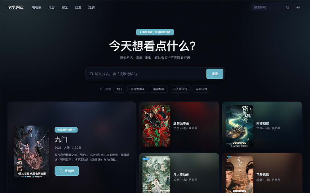 宅男网盘官网插图