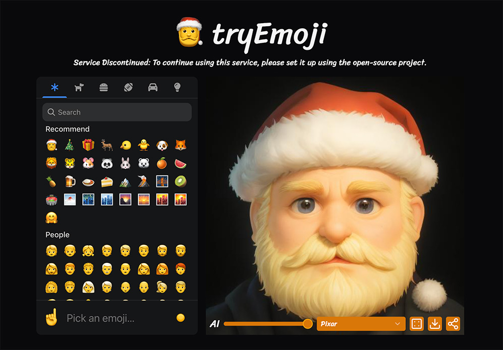 TryEmoji：一款将emoji表情变成3D元素的AI工具