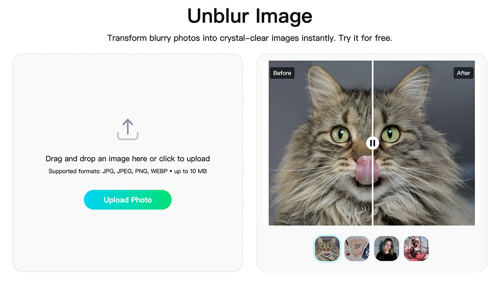 Uluch:一款专注于去模糊修复和生成透明PNG图片工具