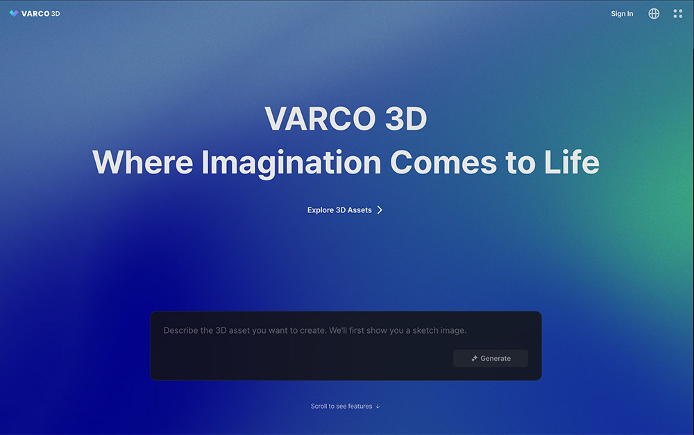 VARCO 3D官网插图